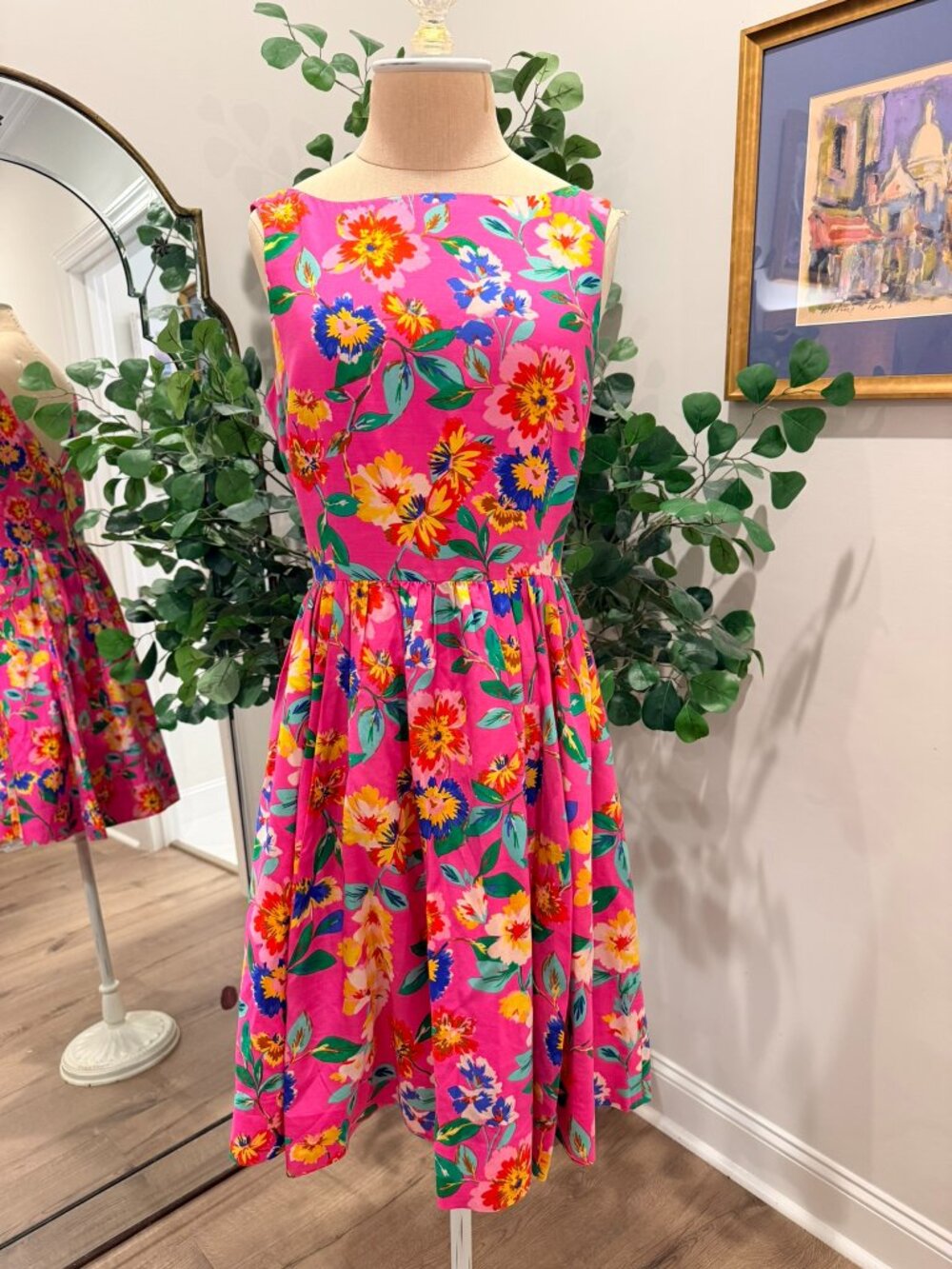Kate Spade Pink Floral Dress size 6